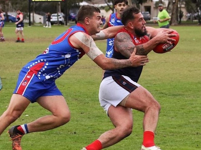 Chris Knapp in action for Eastern Park. Picture: Supplied