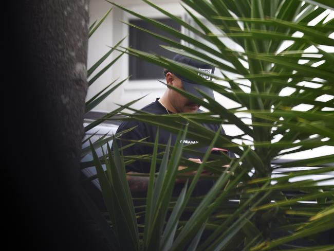 Latrell Mitchell pictured leaving his Sydney home. Picture: Jonathan Ng