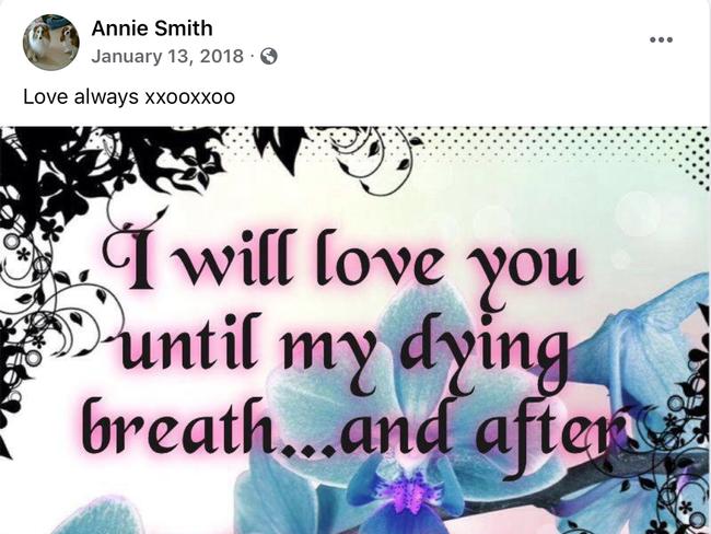 Posts from Ann Marie Smith's Facebook page