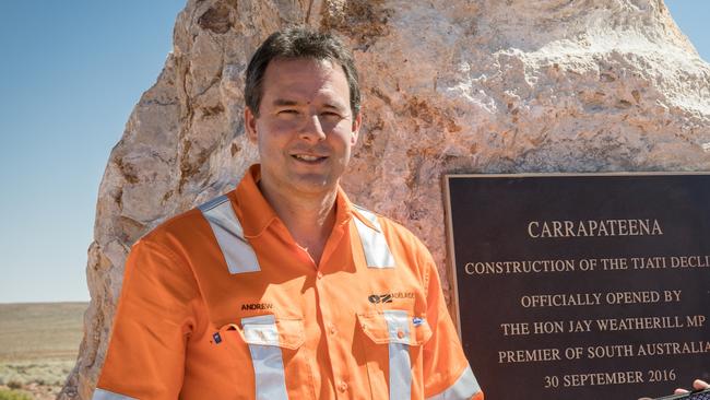 OZ Minerals managing director Andrew Cole.