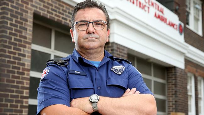 Paramedic Rob Harris said the directive was “unreasonable” Picture: Tim Hunter.