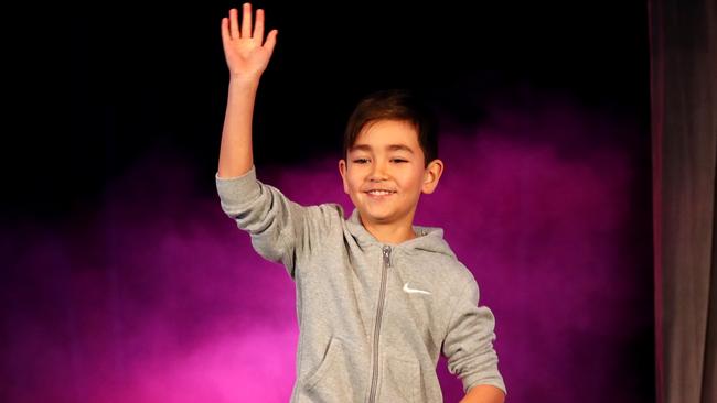 Yoshi during the A-League season launch at ANZ Stadium, Homebush . Picture: Gregg Porteous