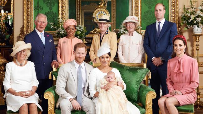 One of the official photos released for Archie’s christening.