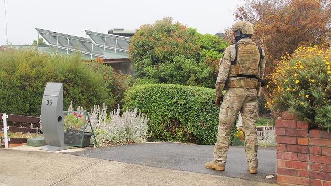 The Special Operations Group was called to the siege in Trevallyn in December 2018. Picture: BRUCE MOUNSTER