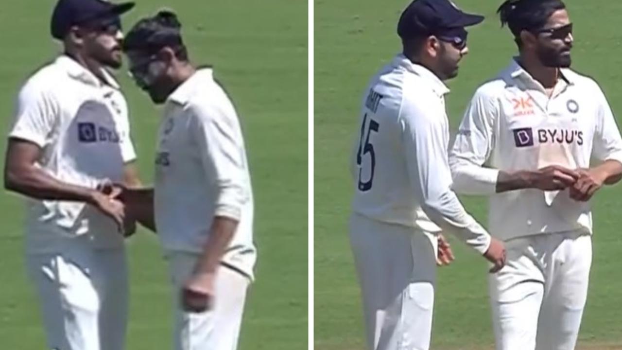 Questions have been asked over what Ravindra Jadeja was doing in this moment.