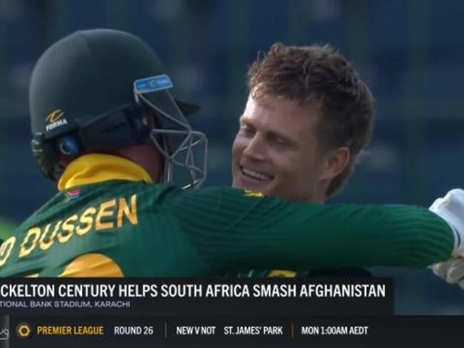 Rickelton’s ton leads South Africa win