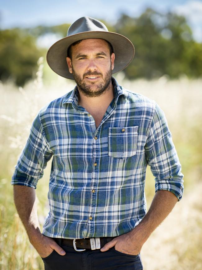 Farmer Andrew Guthrie is one of five farmers on Farmer Wants a Wife 2021. Picture: Supplied.