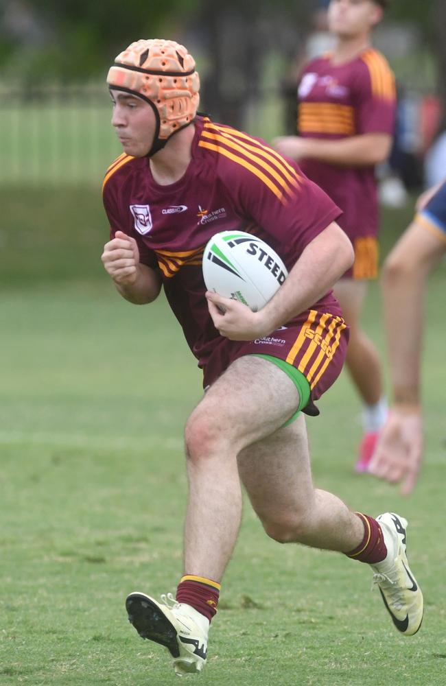 Round 4 of the Townsville Blackhawks Schoolboy Trophy. Ryan Catholic College against Southern Cross Catholic College at Ryan Catholic College. Picture: Evan Morgan