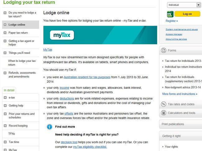 Who will do your tax? ... You can either do it yourself for free or go to a professional. Picture: Supplied.