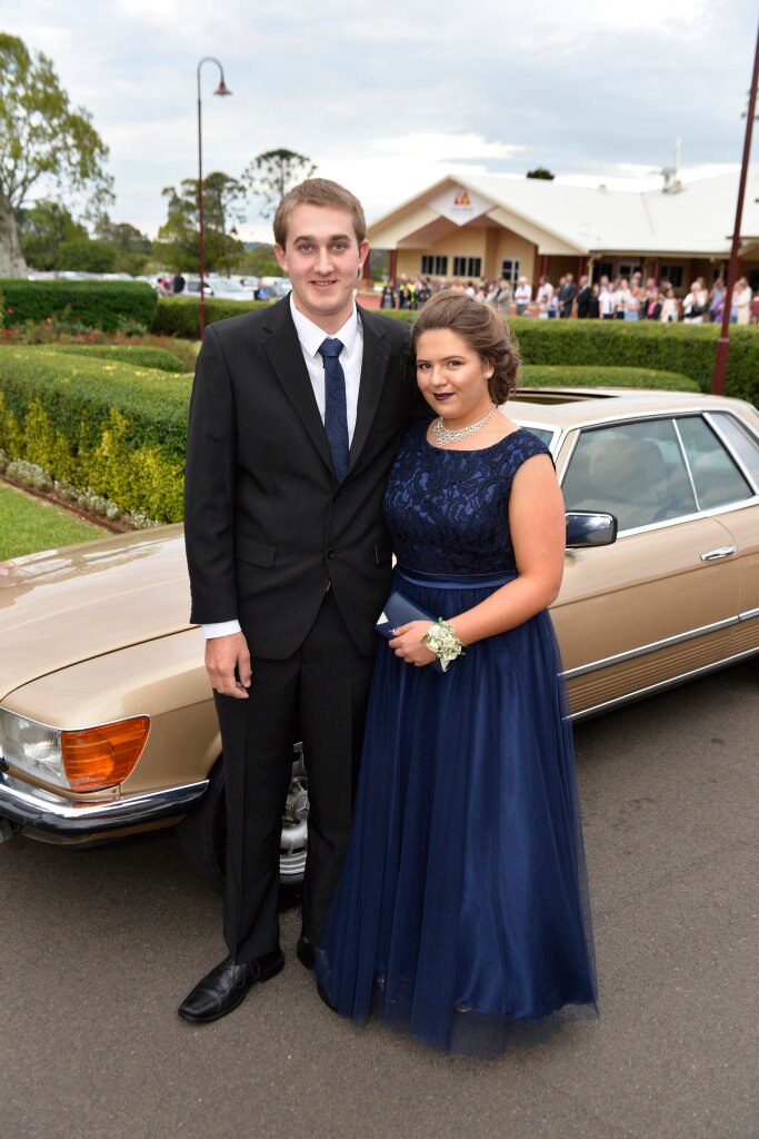 Connor Buckley and Laura Stiller at Concordia formal at Redlands campus, Thursday, November 16, 2017. Picture: Kevin Farmer