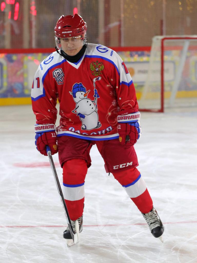 He reportedly scored 39 goals in the game with no help from his teammates. Picture: Mikhail Klimentyev / SPUTNIK / AFP