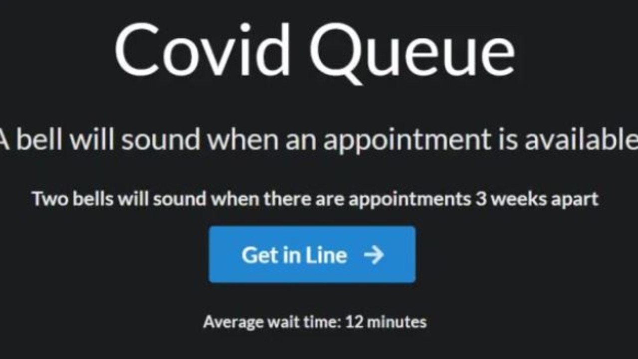 The website's creator said they made it after they "struggled" to get an appointment.