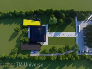 Artist impressions of the proposed TM Universe, a one-of-a-kind science and space centre.