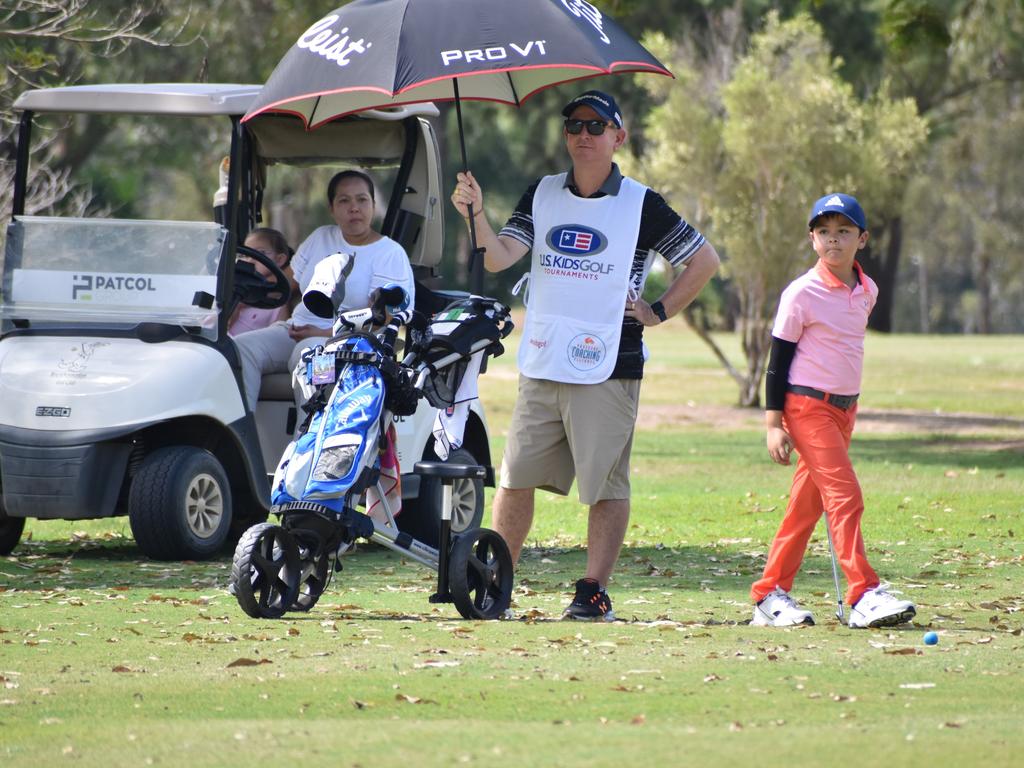 Action from day two of the US Kids Golf Foundation Australian Open at the Rockhampton Golf Club on September 28.