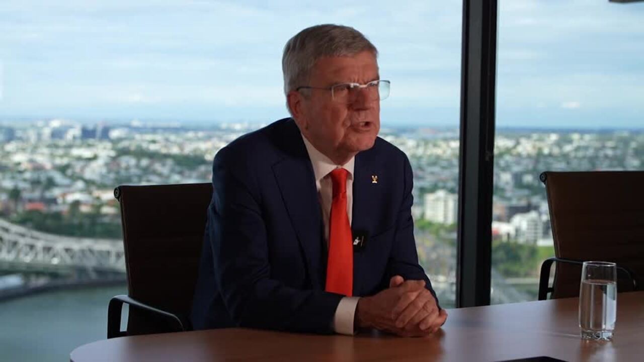 International Olympic Committee president Thomas Bach on Brisbane 2032