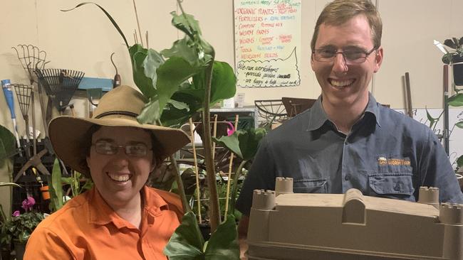 Brother and sister Peter and Alison Heidenreich operate Garden Goodness Smithfield and their newly opened location in Port Adelaide. Picture: Supplied.