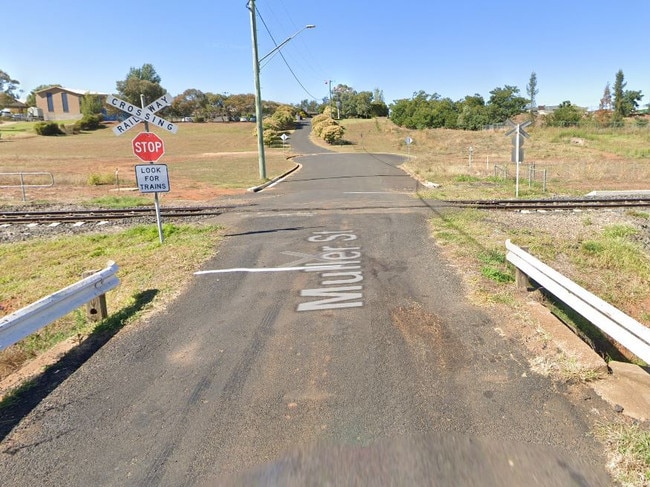 The white Ford Everest was later found on the railway tracks near Muller Street. Picture: Google Maps