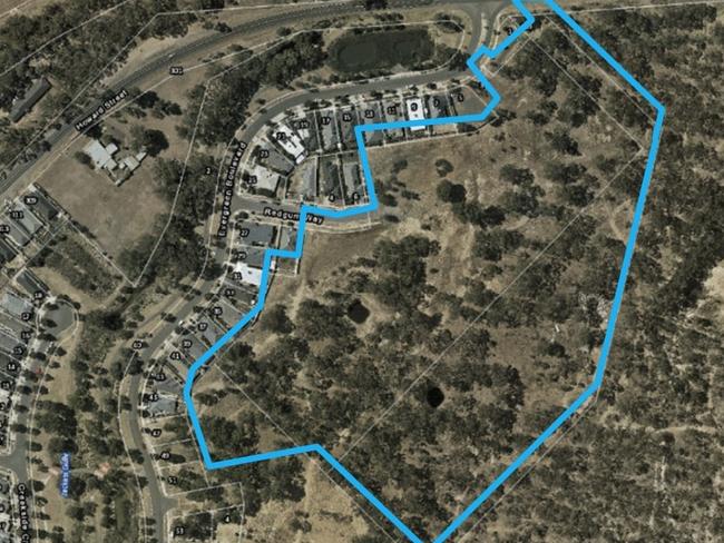 A developer is seeking approval to bulldoze native bushland to expand a Bendigo housing estate by 73 new homes.Brennan Development Group is asking council permission to subdivide a seven hectare parcel of land on Evergreen Boulevard into 73 lots to make way for homes in the Golden Grove Estate in Jackass Flat. Picture: Contributed.