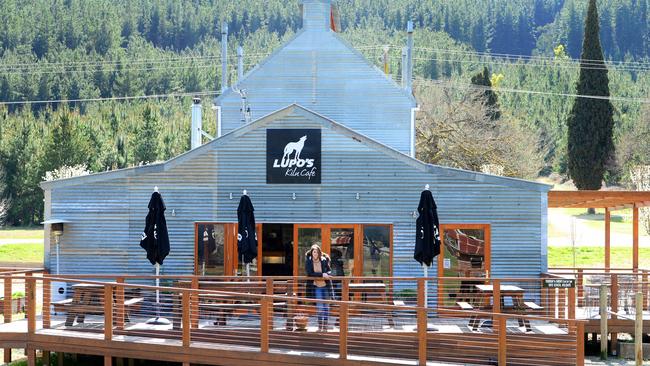 Lupo's Kiln Cafe is one of the Myrtleford eateries. Picture: Zoe Phillips