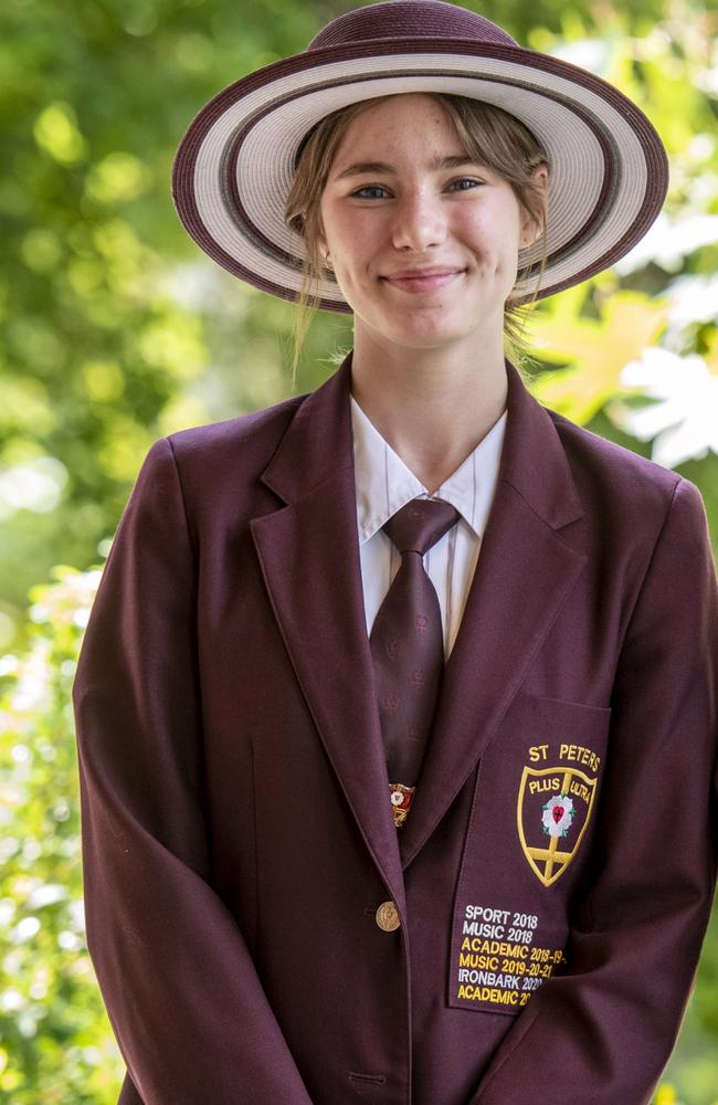 Chloe Baird, St Peters Lutheran College captain. Picture: Contributed