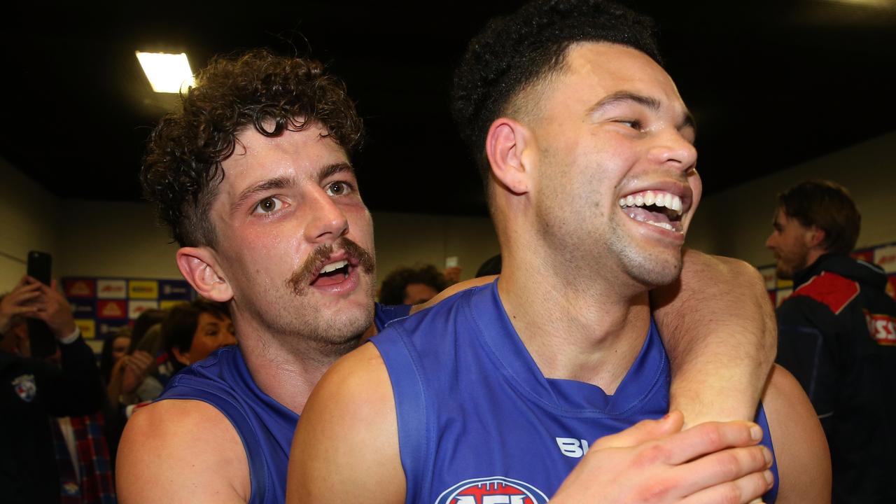 Johannisen and Liberatore were drafted together in 2010. (AAP Image/Craig Golding)