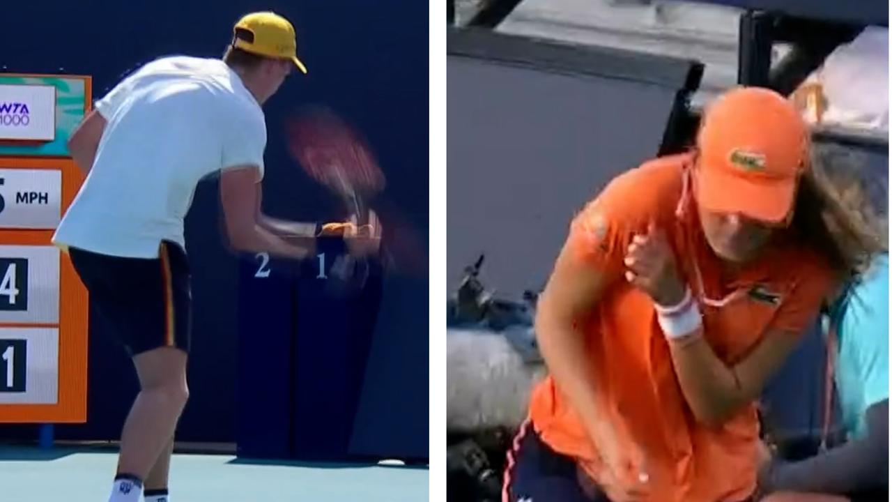 Tennis news 2022 Jenson Brooksby and Jordan Thompson almost hit ballkids, ugly incidents, video, highlights, Nick Kyrgios, Indian Wells, Miami Open