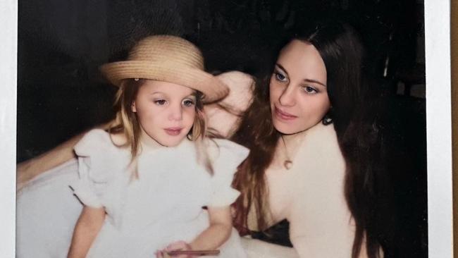 A picture posted by Angelina Jolie on instagram of herself as a child with her mother, on what would have been her mum’s 73rd birthday. Jolie's mum died after a battle with breast and ovarian cancer. Picture: Instagram