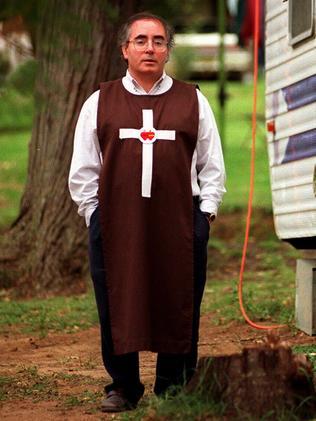 William Kamm at his commune in Cambewarra back in 1998. Picture: News Corp