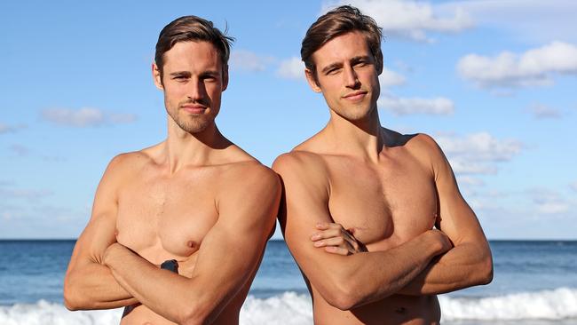 Jordan and Zac Stenmark are launching their own fitness program. Picture: Tim Hunter