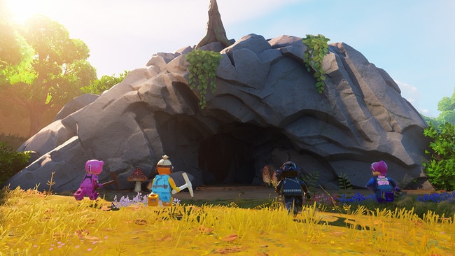 Players build shelters for defence and customise home bases, recruiting villagers to gather materials, survive the night, and craft the ultimate blocky haven adds a unique dimension to the adventure. Picture: Lego