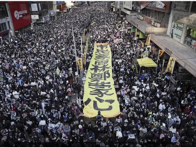 Hong Kong protest, December 8