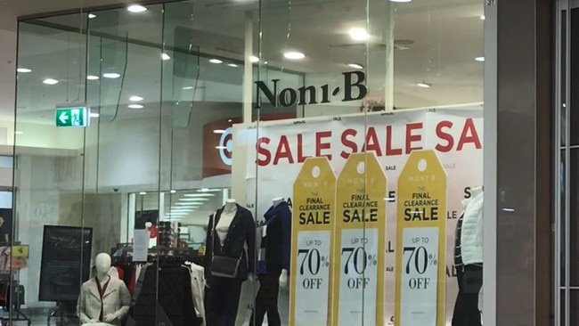 Noni B was one of the Mosaic Brands’ stores to shut down nationwide due to the coronavirus crisis.