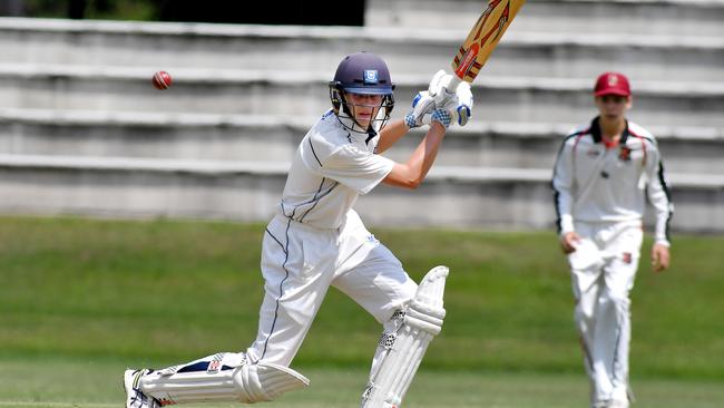 Brisbane Grammar School batsman Matthew Love. Picture, John Gass