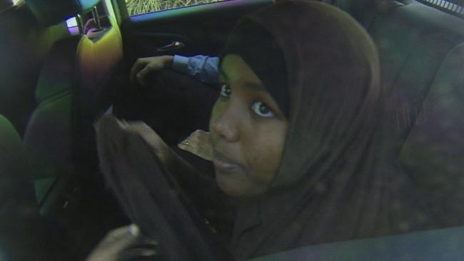 Zainab Abdirahman-Khalif, 22. Picture: Nine News