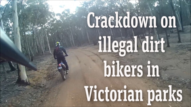 Crackdown on illegal dirt bike riders