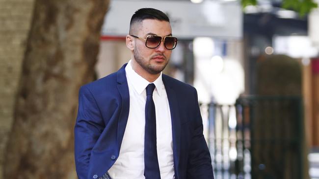 “I don’t deserve to be here,” Mehajer (pictured on bail last year) told the court when he appeared by videolink from prison, representing himself. Picture: AAP/Daniel Munoz