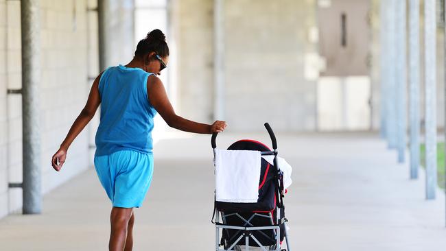 A woman at Townsville Women’s Correctional Centre. Picture: Zak Simmonds