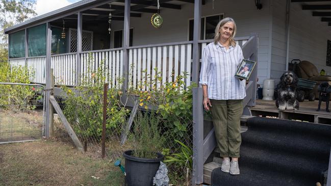 Rowan Dyer looked after her lifelong friend, Yvonne Brown at their house in Glenwood with the support of Little Haven. Picture: Christine Schindler