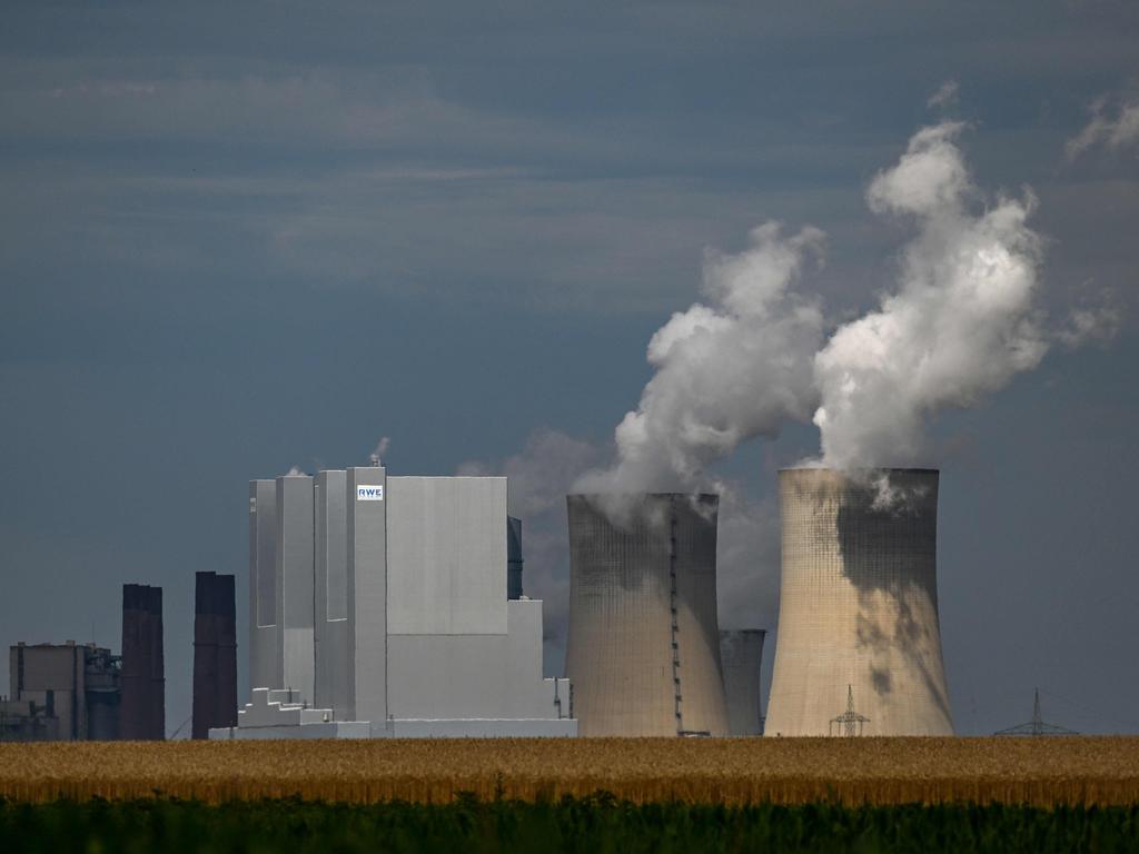 The coal-fired power plant operated by German energy supplier RWE in Neurath, western Germany. Despite predictions that coal was on the way out the past year has seen a resurgence in its use. Picture: Ina Fassbender/AFP