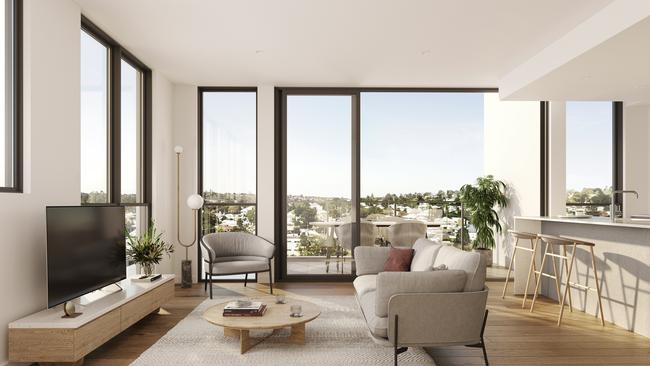 Concept art of Inspire South Central in Toowoomba, which has launched to the market across the country through LJ Hooker.