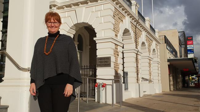 Gawler Mayor Karen Redman in Murray St, Gawler. Picture: Colin James