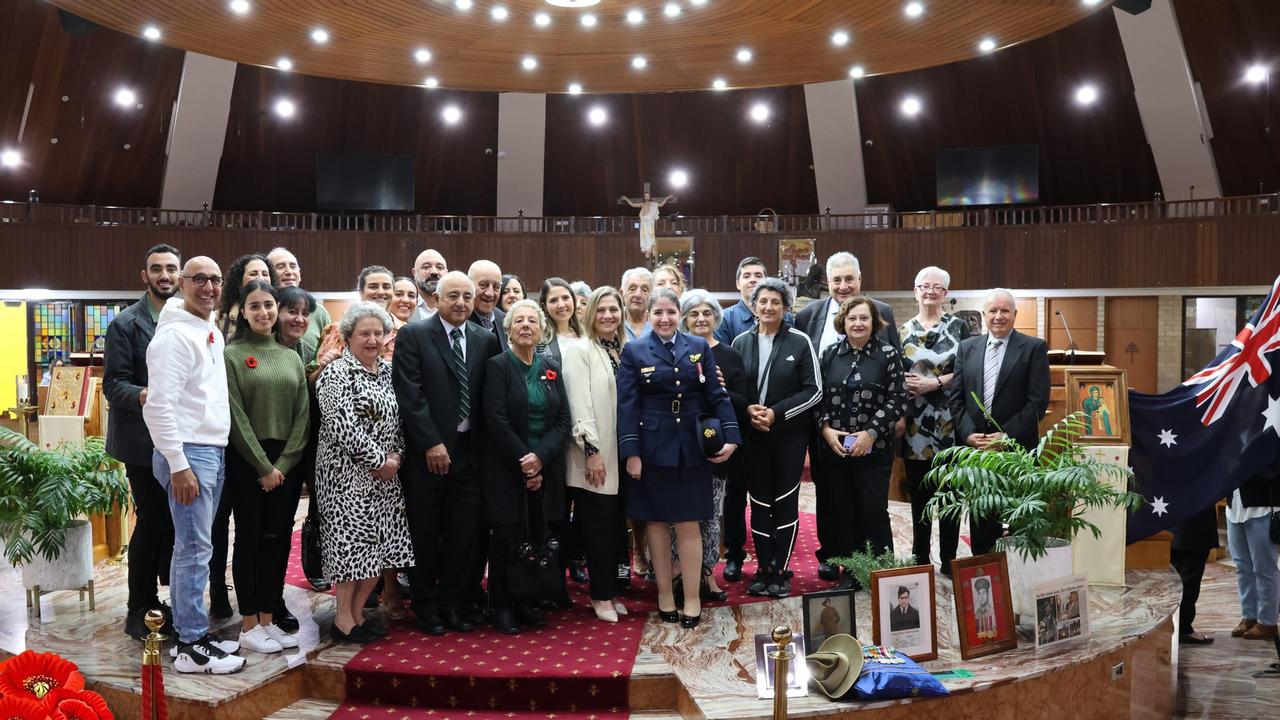 Anzac Day 2023 at Our Lady of Lebanon Co-Cathedral in Harris Park.