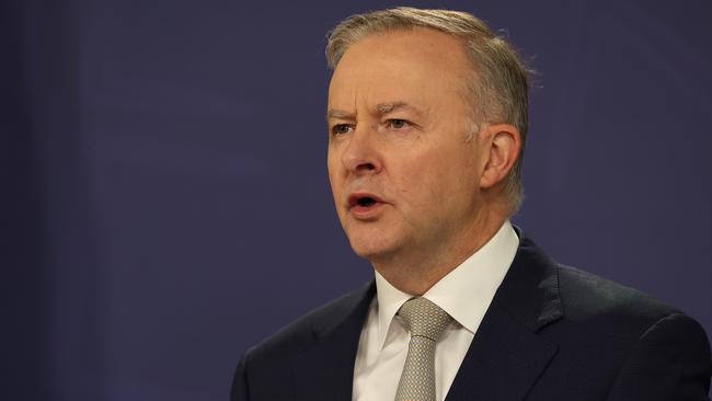 Anthony Albanese says there is always a ‘but’ when it comes to the government. Picture: NCA NewsWire / David Swift