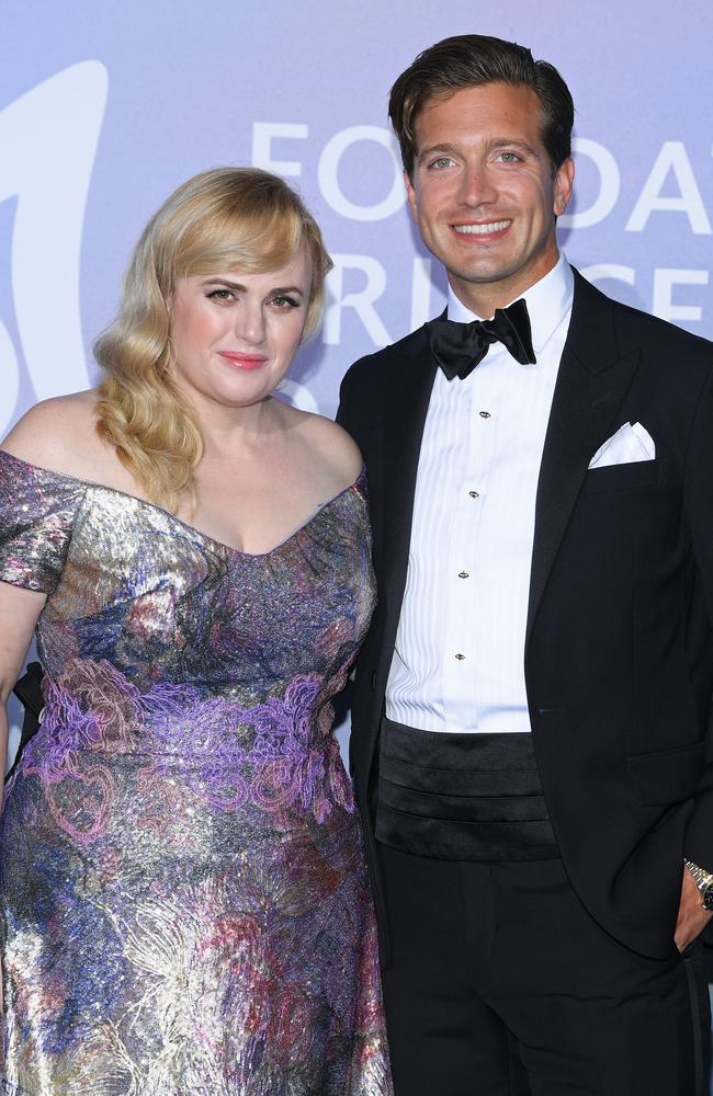 Rebel Wilson and Jacob Busch went public with their relationship in September. Picture: Getty Images.