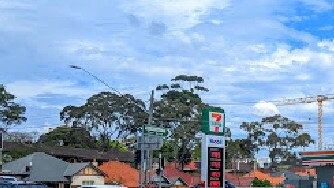 The man allegedly stole cigarettes from 7-Eleven, Drummoyne. Picture: Google Maps