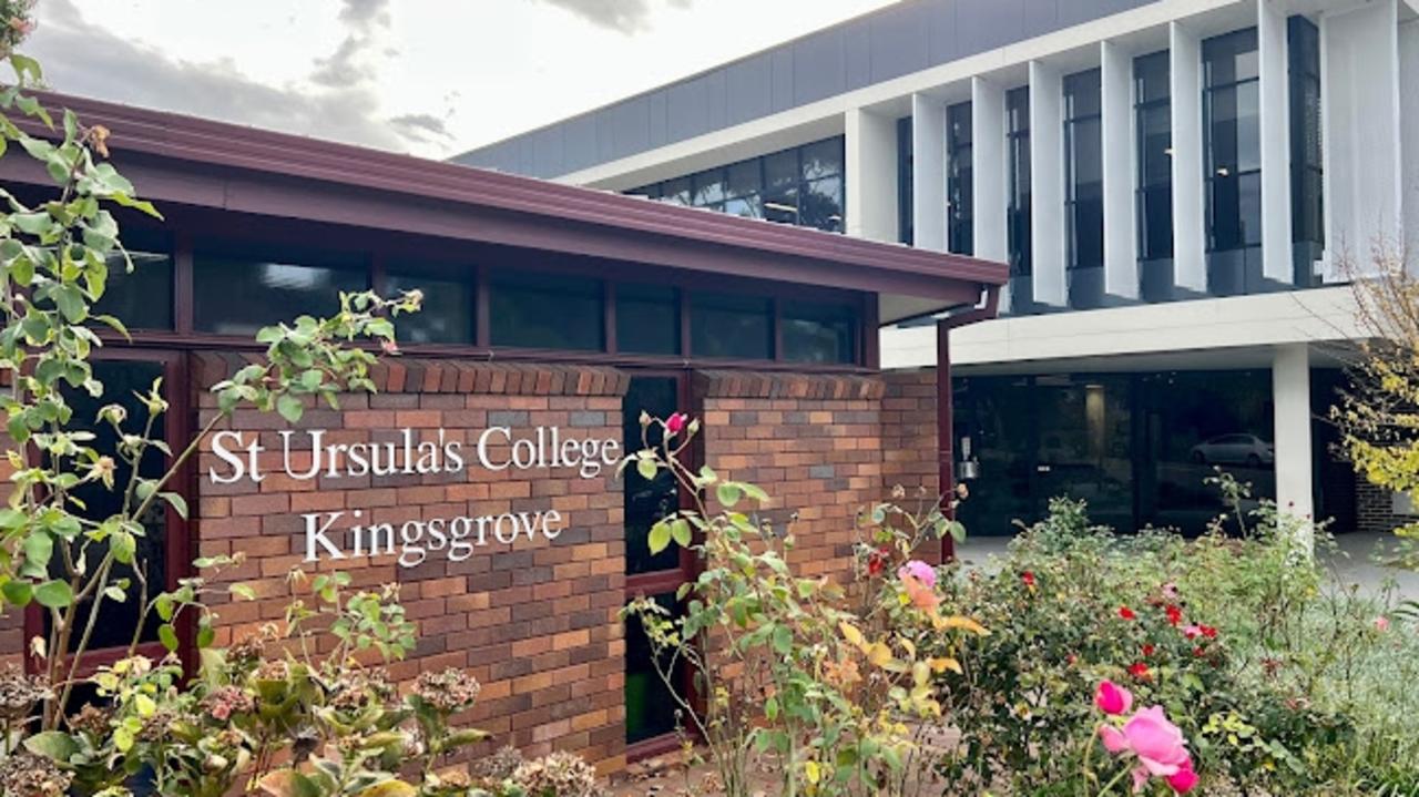 Students at St. Ursula’s College in Kingsgrove are protesting a policy that prohibits same-sex couples from attending the school formal together. Picture: Google