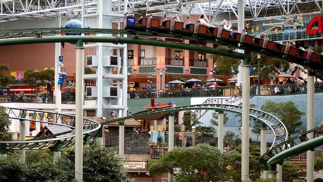 The Knott's Camp Snoopy amusement park inside the Mall of America. Picture: Bill Alkofer