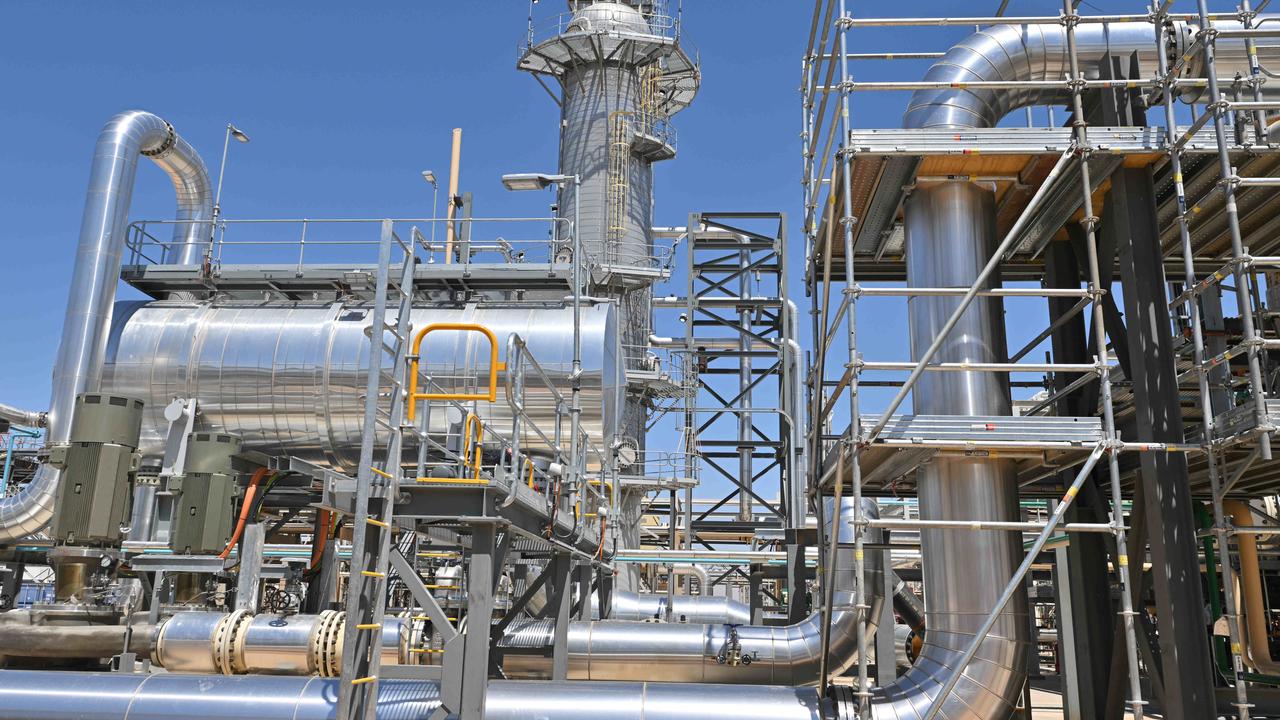 Moomba gas plant owned by Santos. Picture: Brenton Edwards