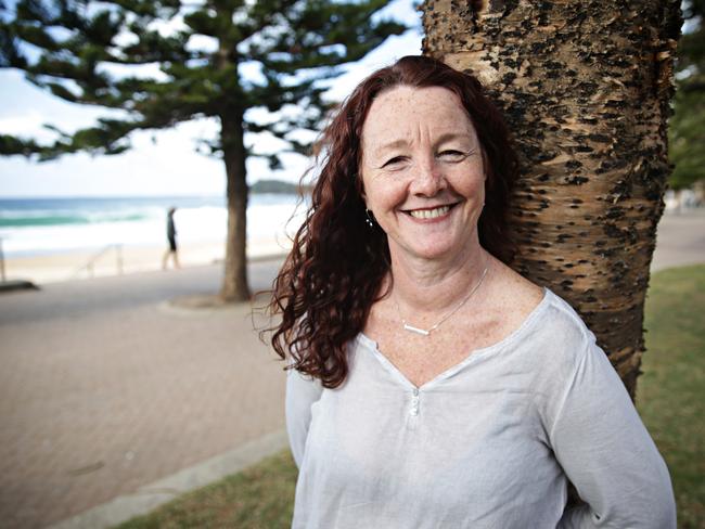 Northern Beaches Council Liberal candidate Kylie Ferguson at Manly Beach. Picture: Adam Yip.