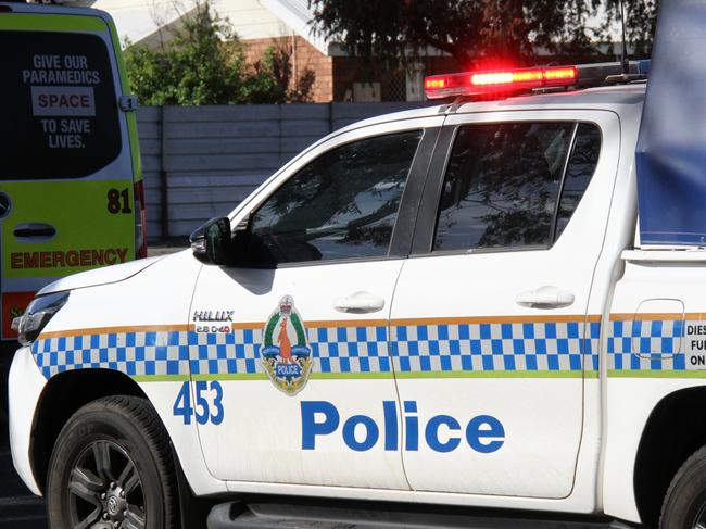 Northern Territory Police and St John Ambulance service responding to an incident in Alice Springs. Picture: Gera Kazakov generic, NT Police